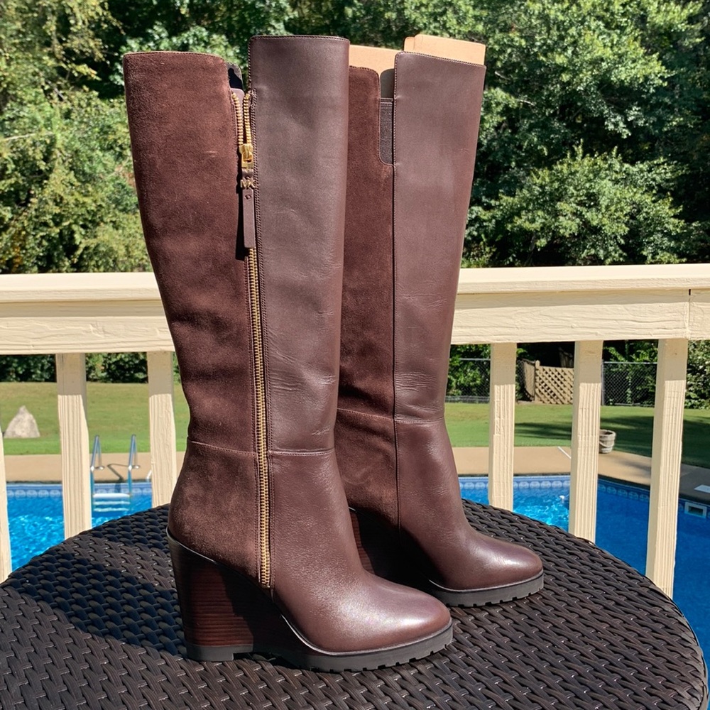 Michael Kors leather and Suede Tall Boots
